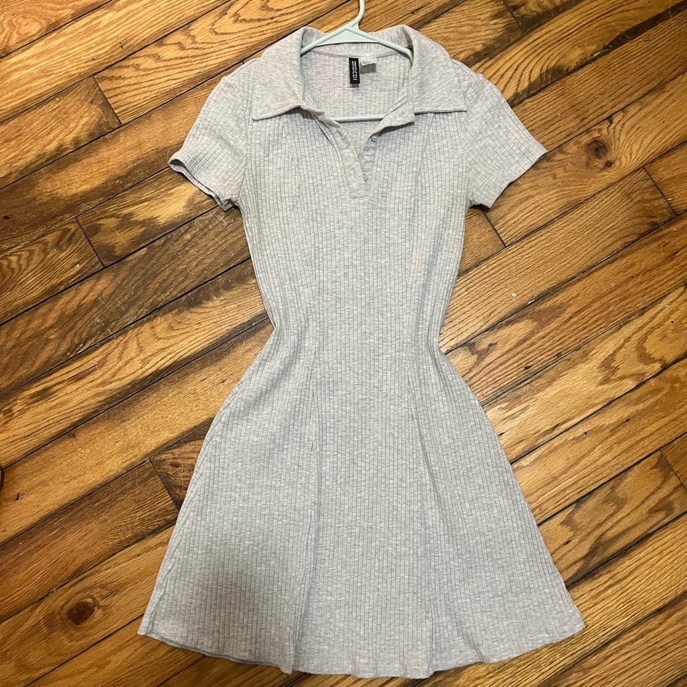ribbed mini dress